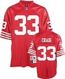 Roger Craig 49ers Red Reebok Premier Jersey