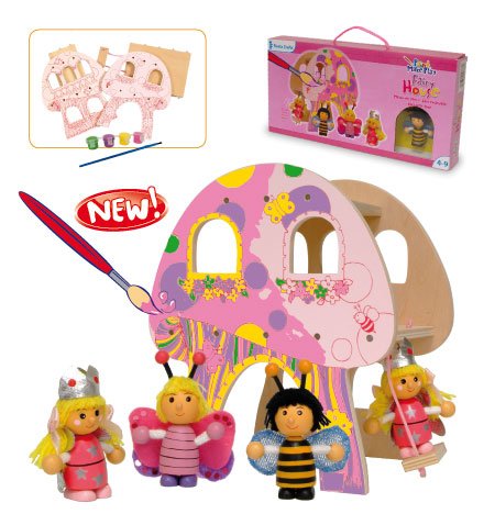 Childrens Toyshop  Toys : Paint, make & Play Fairy House