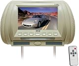 Pyle PL70HRT Adjustable Hideaway Headrest 7-Inch TFT Video Monitor (Tan)