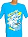 Shinryaku! Ika Musume: Squid Girl Falling T-Shirt - Medium, Turquoise