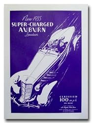 1935 Auburn Boat Tail Speedster Poster Print