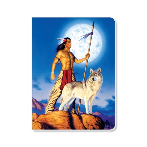 ECOeverywhere Man and Wolf Sketchbook, 160 Pages, 5.625 x 7.625 Inches (sk14112) On Sale