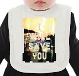 Summer Beach Babe I Will Save You ネクタイを有する有機ビブ Medium