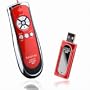 Satechi SP400 Smart-Pointer (Red) 2.4Ghz RF Wireless Presenter with Mouse Function and Laser Pointer