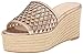 Nine West Women's Ertha Metallic Wedge Sandal