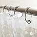 Eforcurtain Extra Long 72 by 78-inch Shower Curtain Liner with 3 Magnets Cobblestone EVA Semi-Transparent Bath Curtain Waterproof Shower Curtain Use as Stand Alone or Liner