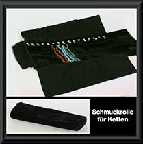 Jewellery Jewelry Roll - Necklace Velvet Cloth Presentation Display