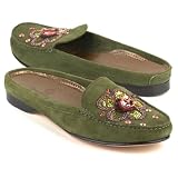 Cole Haan Odera.Mule Forest Green mules at Cole Haan