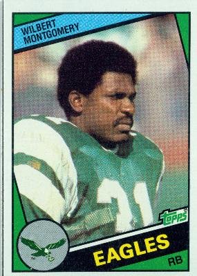 1984 Topps #331 Wilbert Montgomery - Philadelphia Eagles (Football Cards)