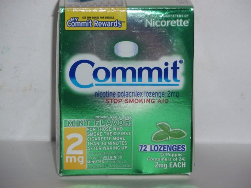Commit Nicotine Lozenges Mint 2mg Nicorette 72 count
