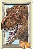 Tyrannosaurus Rex Dinosaur Window Laminated Poster 24x36