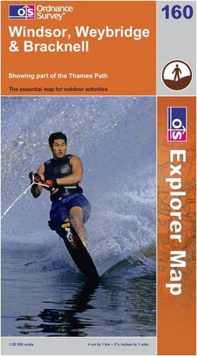 Windsor, Weybridge and Bracknell (OS Explorer Map)