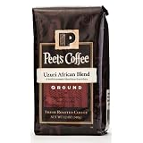 Peets Ground Coffee Uzuri African Blend 12 Ounce