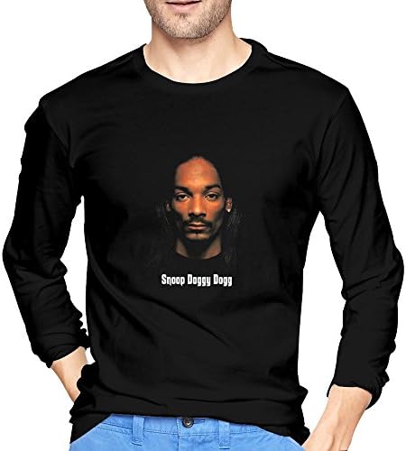 Snoop Doggy Dogg Tha Doggfather T-shirts Black Mens Long-sleeve