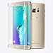G-WACK Curved Full Coverage Tempered Glass Screen Protector for Samsung Galaxy S6edge Plus (Gold)