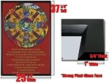 FRAMED POSTER ART THE MEDICINE WHEEL ANCIENT FR ST4457