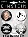 Albert Einstein 4 Piece Button Set