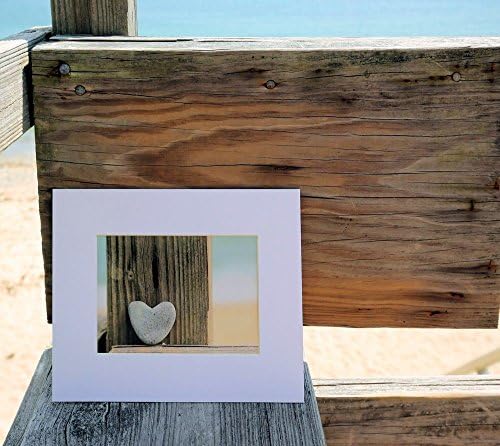 Beach Photography- romantic grey heart stone