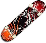 Orange and Red Elite Buddha Labeda Skateboard