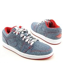 NIKE Air Jordan1 Retro Low Womens Denim Basketball Shoe