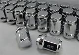 Chrome Bulge Acorn, Lug Nuts 3/4 Head, 60° Set of 20 Lugs For Most Jeep Models