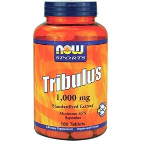 NOW Foods Tribulus 1000Mg, 180-TabletsTribulus (1000mg)