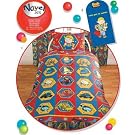 Childrens Kids Bob The Builder Red Blue Bedding Set Duvet Cover and Pillow Case