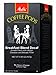Melitta Coffee Pods, Breakfast Blend Decaffeinated, Light Roast, 18 Count (Pack of 4) 72 Total Pods