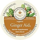 Traditional Medicinals Organic Ginger Aid Tea, Single Serve Cups for Keurig K-Cup Brewers, 10 Count