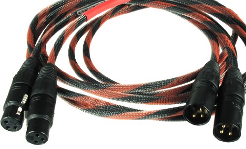 Better Cables Silver Serpent II XLR Cable (Balanced Audio Cable) - 5 meter (16.4 feet) - Stereo Pair (2 cables) - High-End, High-Performance, Silver/Copper Hybrid, Low-Capacitance, Audiophile XLR Balanced Audio Cables (XLR Male to XLR Female)