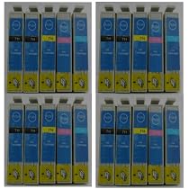 20 DRUCKERPATRONEN für EPSON STYLUS D78 D92 D120 S20 S21 DX4000 DX4050 DX4400 DX4450 DX5000 DX5050 DX6000 DX6050 DX7000 DX7400 DX7450 DX8400 DX8450 DX9400 sx100 sx105 sx110 sx115 sx200 sx205 sx210 sx215 sx218 sx400 sx405 sx410 sx415 sx510 sx600 SX 100 105 110 200 205 210 215 218 400 405 410 415 510 600 610 510W 600FW 610FW WIFI / Office B40 BX 300F 310FW 600FW 610FW 300 310 600 610 (kompatibel)