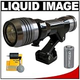 51xMif4QBHL. SL160  Liquid Image Underwater Digital Camera Mask Hi Power Video Light Torch with Battery + Cleaning Kit