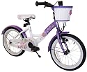 bike*star 40.6cm (16 Inch) Kids Children Girls Bike Bicycle - Colour Lavender Lilac & White