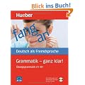 Grammatiken: Grammatik - ganz klar!: �bungsgrammatik A1-B1. Deutsch als Fremdsprache / �bungsgrammatik mit CD-ROM  -  H�r�bungen und interaktive �bungen