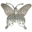 Butterfly Pendant with Chain Sterling Silver Jewelry 1.75 inches