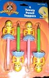 Looney Tunes 4 Tweety Pencil Toppers