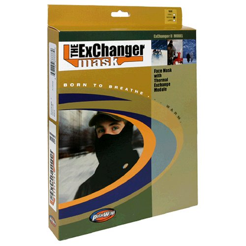 Cover image : Polarwrap The Exchanger Mask, Exchanger II Model, Black, Medium, 1 Mask