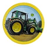 John Deere Dessert Plates (8) Party Supplies