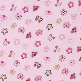 Tiddliwinks Raspberry Garden Fitted Crib Sheet