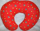 Boppy Infant Baby Support Pillow Red, Hugs Pattern