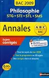Philosophie STG, STI, STL, SMS : Sujets corrigés