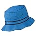 Striped Hat Band Fisherman Bucket Hat - Blue Navy
