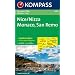 Nizza (Nice) / Monaco / San Remo 1 : 50 000: Wander- und Bikekarte. Carta escursionistica, cicloturistica
