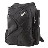 Powerbag Deluxe Back Pack with Battery for Charging Smartphones, Tablets and eReaders, Black (RFAP-0082F)