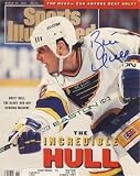 Brett Hull autographed Sports Illustrated Magazine (St. Louis Blues)