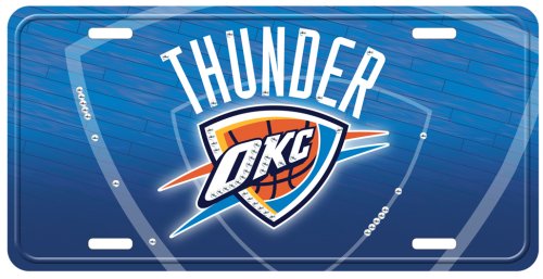 Oklahoma City Thunder Street Flair Plate