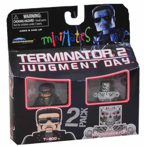 Terminator 2 Series 1 Minimates Endoskeleton & T-800 Model