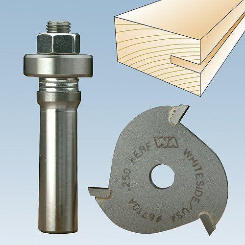 Whiteside Slotting Cutter Arbor 1/4 x 2-3/8