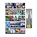 Pack of 6 - New York Panoramic Photo Magnets NYC Souvenir Gift Set 5x1.6 Inches