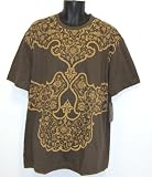 Marc Ecko - Mark Ecko Dark Green and Golden Design T Shirt